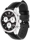  Shop Authentic Movado Heritage Chronograph Black Dial Black Leather Strap Watch for Men - 3650005 - Luxxuri