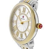 Michele Serein Mother of Pearl Dial Two Tone Steel Strap Watch for Women - MWW21B000015