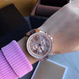  Shop Authentic Michael Kors Wren Diamonds Rose Gold Dial Two Tone Steel Strap Watch for Women - MK6159 - Luxxuri