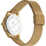 Shop Authentic Maserati Epoca Mother of Pearl Dial Yellow Gold Mesh Strap Watch For Women - R8853118502 - Luxxuri