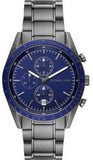  Shop Authentic Michael Kors Accelerator Chronograph Blue Dial Grey Steel Strap Watch For Men - MK9111 - Luxxuri