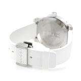 Shop Authentic Gucci Dive Quartz White Dial White Rubber Strap Watch For Men - YA136337 - Luxxuri