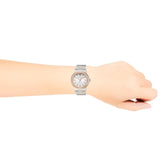  Shop Authentic Versace Greca Quartz White Dial Two Tone Steel Strap Watch For Women - VEVH01020 - Luxxuri