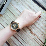  Shop Authentic Fossil Boyfriend Automatic Skeleton Grey Dial Grey Leather Strap Watch for Women - ME3089 - Luxxuri