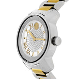  Shop Authentic Movado Bold Silver Dial Two Tone Steel Strap Watch For Women - 3600256 - Luxxuri