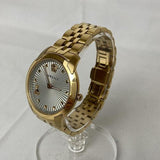  Shop Authentic Versace Audrey Quartz Grey Dial Gold Steel Strap Watch for Women - VELR00719 - Luxxuri