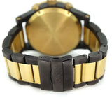 Nixon 51-30 Chrono Black Dial Two Tone Steel Strap Watch for Men - A083-595