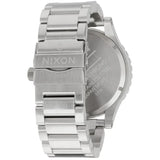 Nixon 51-30 Chrono Blue Dial Silver Steel Strap Watch for Men - A083-307