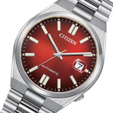  Shop Authentic Citizen Tsuyosa Automatic Red Dial Silver Steel Strap Watch For Men - NJ0150-56W - Luxxuri