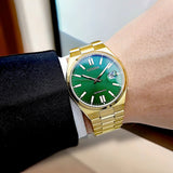  Shop Authentic Citizen Tsuyosa Automatic Green Dial Gold Steel Strap Watch For Men - NJ0152-51X - Luxxuri