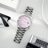  Shop Authentic Citizen x Pantone Automatic Dreamy Pink Dial Silver Steel Strap Watch For Men - NJ0158-89X - Luxxuri
