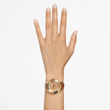  Shop Authentic Swarovski Octea Lux Chrono Brown Gold Dial Brown Leather Strap Watch for Women - 5632260 - Luxxuri