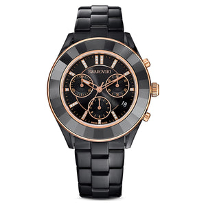  Shop Authentic Swarovski Octea Lux Sport Black Dial Black Steel Strap Unisex Watch - 5610472 - Luxxuri