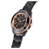  Shop Authentic Swarovski Octea Lux Sport Black Dial Black Steel Strap Unisex Watch - 5610472 - Luxxuri
