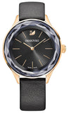  Shop Authentic Swarovski Octea Nova Grey Dial Grey Leather Strap Watch for Women - 5295358 - Luxxuri