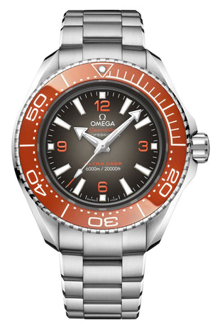  Shop Authentic Omega Seamaster Planet Ocean 6000M 45.5mm Black Dial Silver Steel Strap Watch for Men - 21530462106001 - Luxxuri
