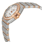  Shop Authentic Omega Constellation Diamonds Mother of Pearl Dial Two Tone Steel Strap Watch for Women - 123.25.27.60.55.006 - Luxxuri