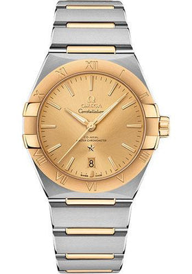  Shop Authentic Omega Constellation Manhattan Yellow Dial Two Tone Steel Strap Watch for Women - 131.20.28.60.08.001 - Luxxuri