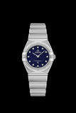  Shop Authentic Omega Constellation Manhattan Quartz Diamonds Blue Dial Silver Steel Strap Watch for Women - 131.10.25.60.53.001 - Luxxuri