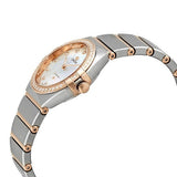  Shop Authentic Omega Constellation Quartz Diamonds Mother of Pearl Dial Two Tone Steel Strap Watch for Women - 131.25.25.60.55.001 - Luxxuri