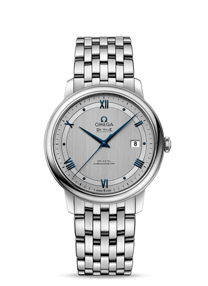  Shop Authentic Omega De Ville Prestige Co-Axial Rhodium Silver Dial Silver Steel Strap Watch for Men - 424.10.40.20.02.001 - Luxxuri
