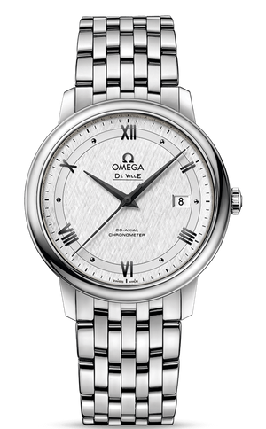  Shop Authentic Omega De Ville Prestige Co Axial Automatic White Dial Silver Steel Strap Watch for Men - 424.10.40.20.02.005 - Luxxuri