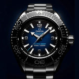  Shop Authentic Omega Seamaster Planet Ocean 6000M Co Axial Master Chronometer Blue Dial Silver Steel Strap Watch for Men - 21530462103001 - Luxxuri