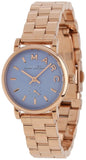  Shop Authentic Marc Jacobs Mini Baker Blue Dial Rose Gold Steel Strap Watch for Women - MBM3285 - Luxxuri