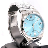  Shop Authentic Citizen Tsuyosa Automatic Turquoise Dial Silver Steel Strap Watch For Men - NJ0151-88M - Luxxuri