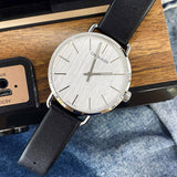  Shop Authentic Calvin Klein Even White Dial Black Leather Strap Watch for Women - K7B211C6 - Luxxuri