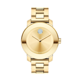  Shop Authentic Movado Bold Gold Dial Yellow Gold Steel Strap Watch for Women - 3600104 - Luxxuri