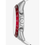  Shop Authentic Michael Kors Layton Chronograph Red Dial Silver Steel Strap Watch For Men - MK8822 - Luxxuri