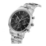  Shop Authentic Daniel Wellington Iconic Chronograph Link Black Dial Silver Steel Strap Watch For Men  - DW00100645 - Luxxuri