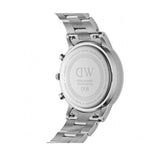  Shop Authentic Daniel Wellington Iconic Chronograph Link Black Dial Silver Steel Strap Watch For Men  - DW00100645 - Luxxuri