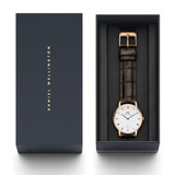  Shop Authentic Daniel Wellington Dapper Sheffield White Dial Black Leather Strap Watch For Men - DW00100092 - Luxxuri