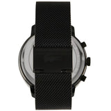 Lacoste Replay Black Dial Black Steel Strap Watch for Men - 2011194