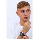  Shop Authentic Tommy Hilfiger Mason Blue Dial Blue Rubber Strap Watch for Men - 1791791 - Luxxuri