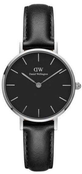  Shop Authentic Daniel Wellington Classic Petite Sheffield Black Dial Black Leather Strap Watch For Women - DW00100236 - Luxxuri