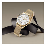  Shop Authentic Maserati Epoca Mother of Pearl Dial Yellow Gold Mesh Strap Watch For Women - R8853118502 - Luxxuri