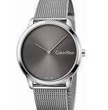  Shop Authentic Calvin Klein Minimal Grey Dial Silver Mesh Bracelet Watch for Men - K3M211Y3 - Luxxuri