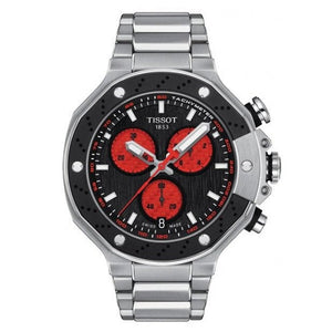  Shop Authentic Tissot T Race Marc Marquez Limited Edition Black Dial Silver Steel Strap Watch for Men - T141.417.11.051.00 - Luxxuri
