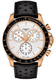  Shop Authentic Tissot V8 Quartz Chronograph White Dial Black Rubber Strap Watch For Men - T106.417.36.031.00 - Luxxuri