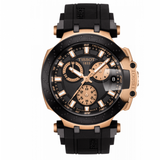  Shop Authentic Tissot T Race Chronograph Black Dial Black Silicone Strap Watch For Men - T115.417.37.051.00 - Luxxuri