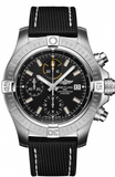  Shop Authentic Breitling Avenger Chronograph 45mm Black Dial Black Leather Strap Watch for Men - A13317101B1X1 - Luxxuri