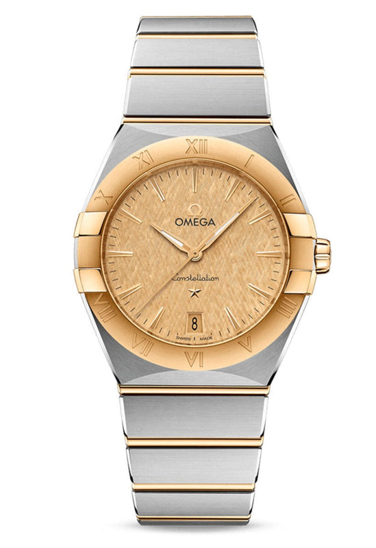  Shop Authentic Omega Constellation Manhattan Yellow Dial Two Tone Steel Strap Watch for Women - 131.20.28.60.08.001 - Luxxuri