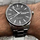  Shop Authentic Mido Multifort Automatic Gray Dial Silver Steel Strap Watch For Men - M005.430.11.061.80 - Luxxuri
