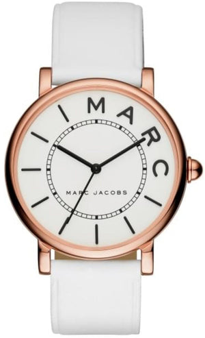  Shop Authentic Marc Jacobs Roxy White Dial White Leather Strap Watch for Women - MJ1561 - Luxxuri