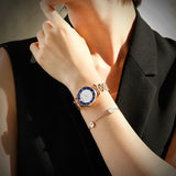  Shop Authentic Emporio Armani Gianni T-Bar Quartz Crystals Black Dial Gold Steel Strap Watch For Women - AR11423 - Luxxuri