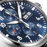  Shop Authentic IWC Pilot’s Watch Chronograph Edition “Le Petit Prince” Blue Dial Brown Leather Strap Watch for Men - IW377714 - Luxxuri