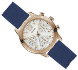  Shop Authentic Guess Marina Multifunction White Dial Blue Rubber Strap Watch for Women - W1025L4 - Luxxuri